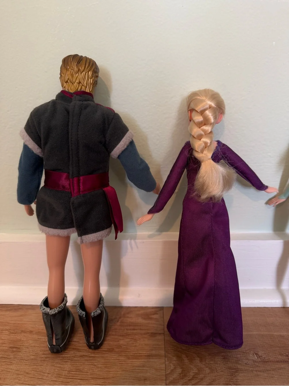 Disney FROZEN 2/Kristoff and 2/Elsa Dolls Character Sets - Purple & Teal